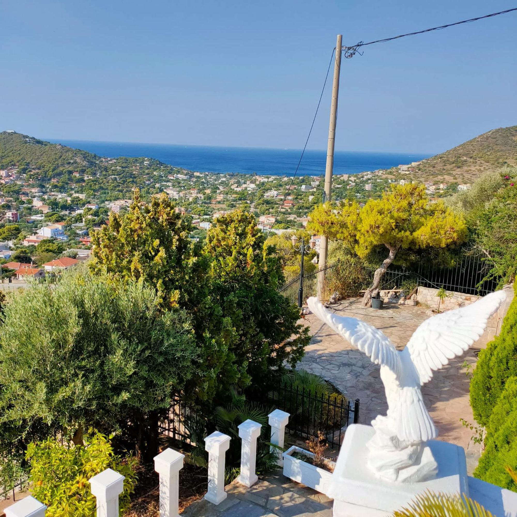 Agia Marina  Eagles Nest Villa Athenian Riviera In Aghia Marina Near Lagonisi, Next To The Beach Close To Athens Airport מראה חיצוני תמונה